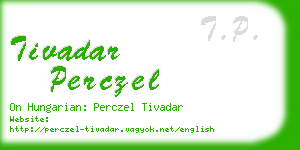 tivadar perczel business card
